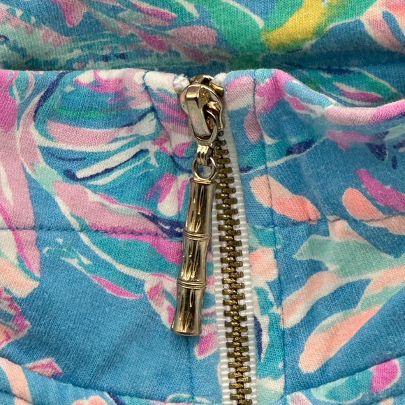 Lilly Pulitzer XS All Together Now SKIPPER POPOVER 1/2 Zip Luxletic Pullover - Picture 4 of 8